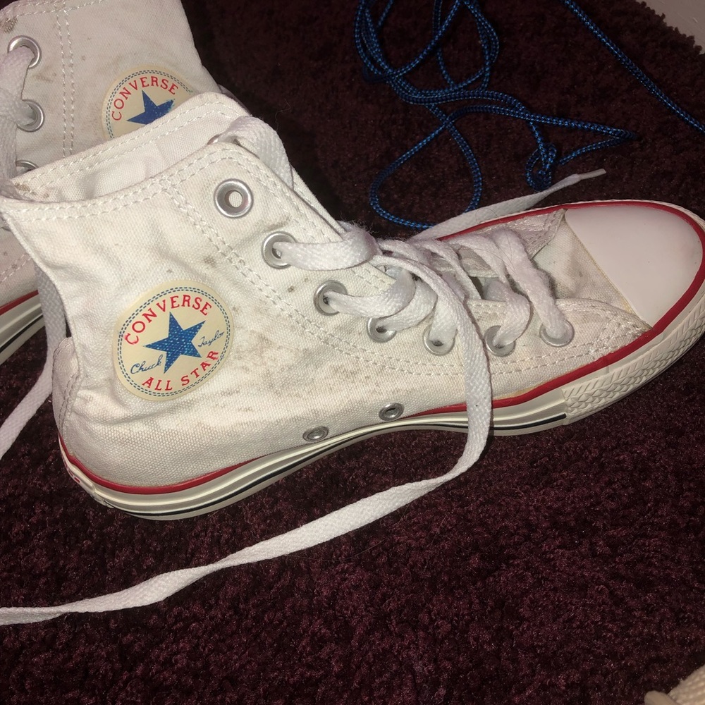 White high top converse